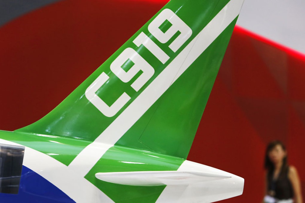 The 168-seat C919 had been expected to make its maiden flight this year, before delivery to buyers in 2016. Photo: Reuters