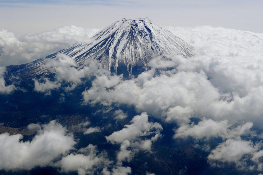 Snow-capped Fuji. Photo: AP