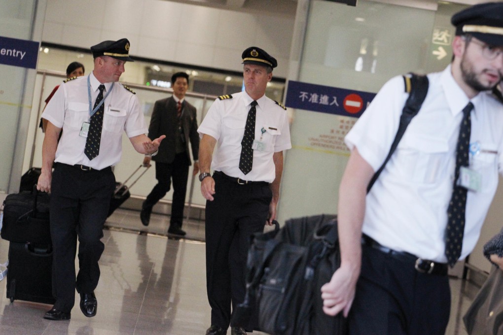 Cathay Pacific pilots are considering a work protest. Photo: Felix Wong