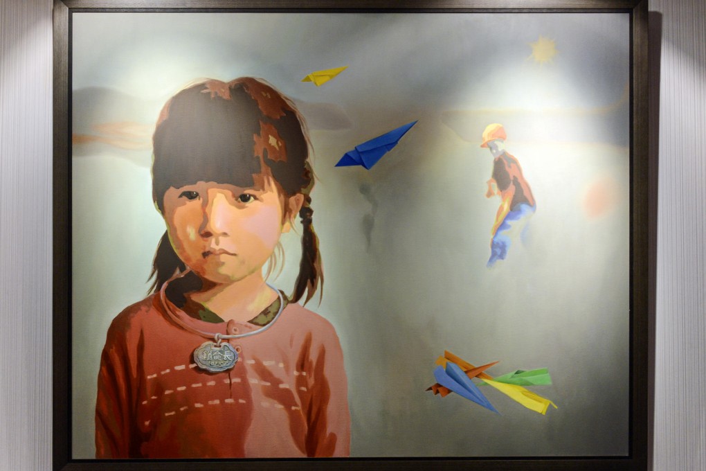 A work from Rona Hu's "Uninhibited" series.