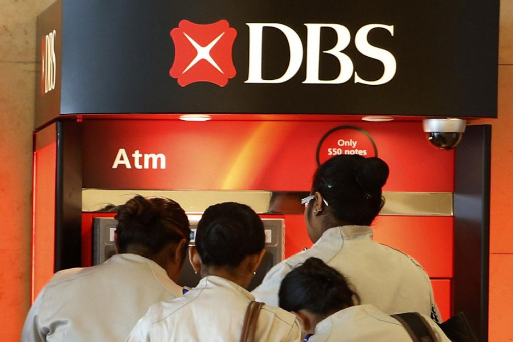 DBS saw a 5 per cent revenue growth in the global transaction services sector.