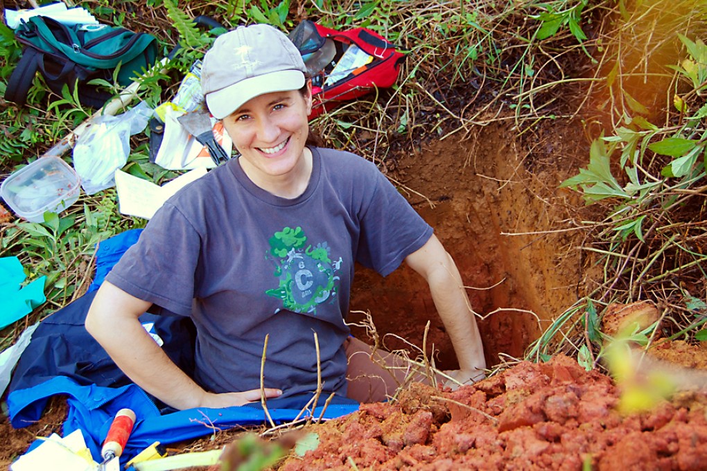 Study co-author Erika Marin-Spiotta of the University of Wisconsin-Madison