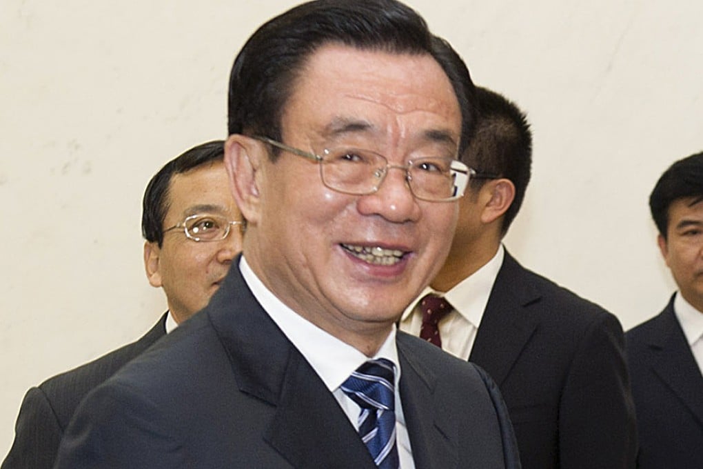 He Guoqiang, a former member of the supreme Politburo Standing Committee. His son He Jintao is now under house arrest.