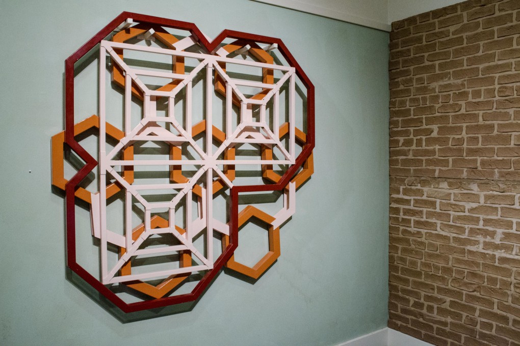 Untitled (Grates III/IV Golden Electrical Company/Sheng Kung Hui Kei Yan Primary School) was inspired by a metal fence at a school on Hollywood Road, Central.