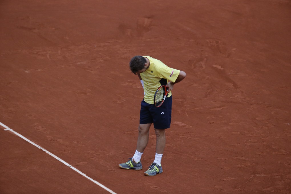 Stanislas Wawrinka can't believe his French Open is over. Photo: AP