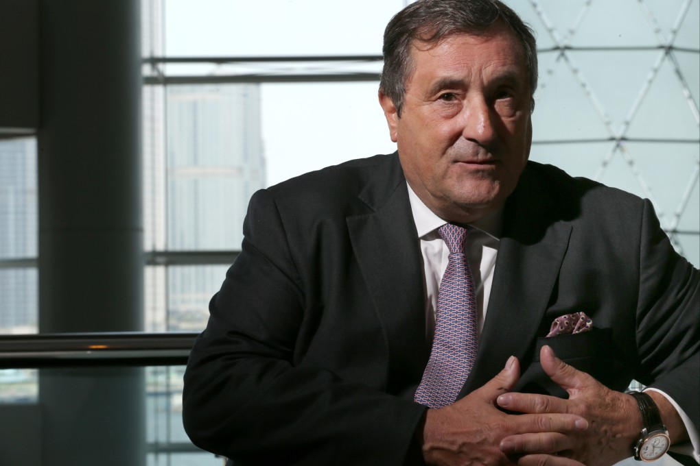 Vinexpo chairman Xavier de Eizaguirre says mainland wine sales have reached a plateau this year. Photo: Nora Tam