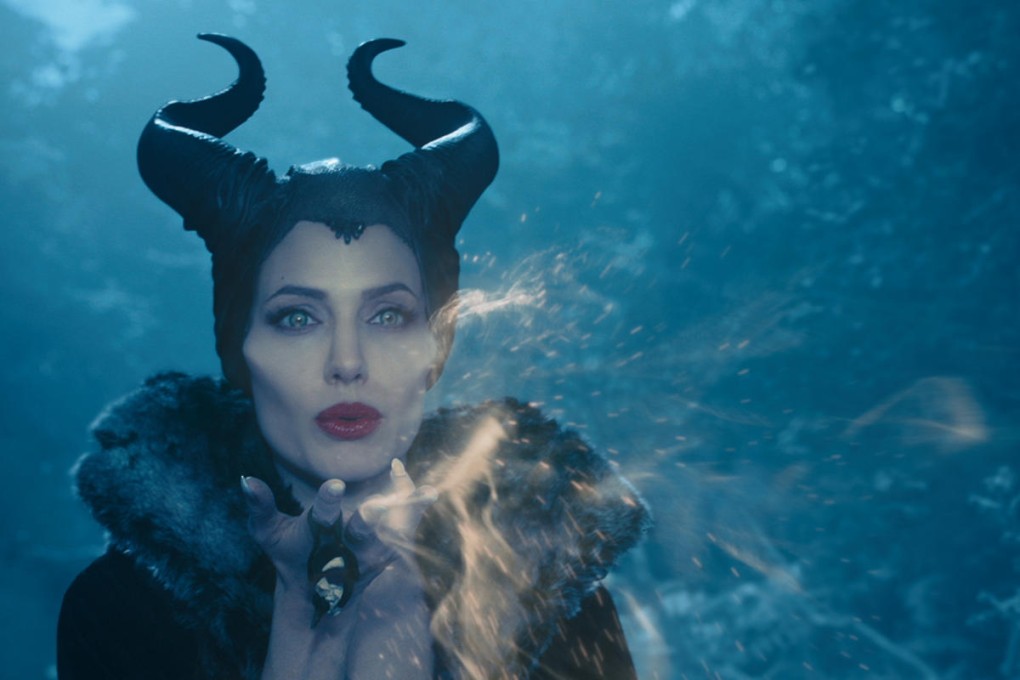 Angelina Jolie in a scene from Maleficent.