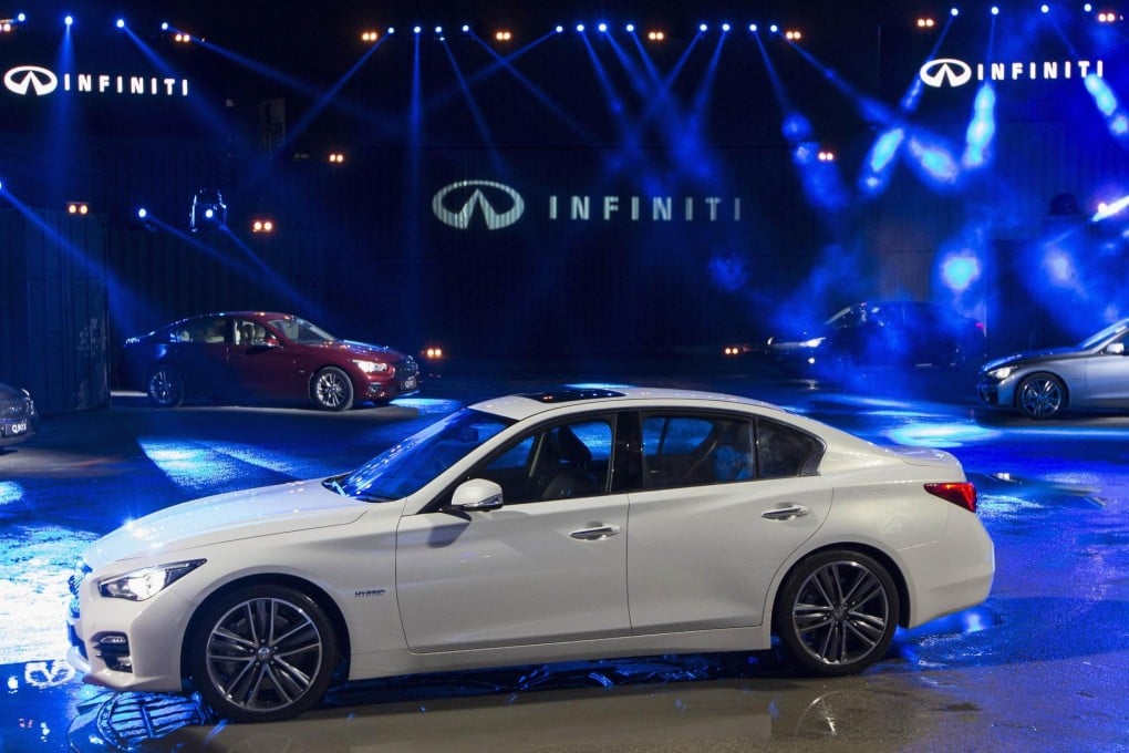 The new Infiniti Q50 sports sedan, launched in Hong Kong last week.