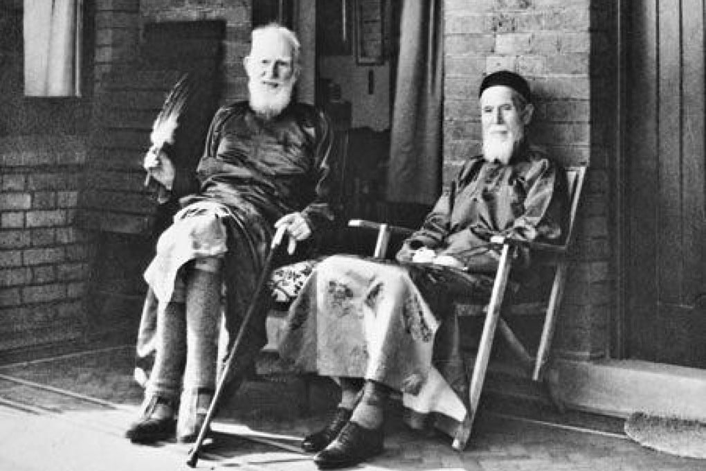 George Bernard Shaw (left) with Sir Robert Ho Tung. Photos: L.F.H. Beard; Carl Van Vechten