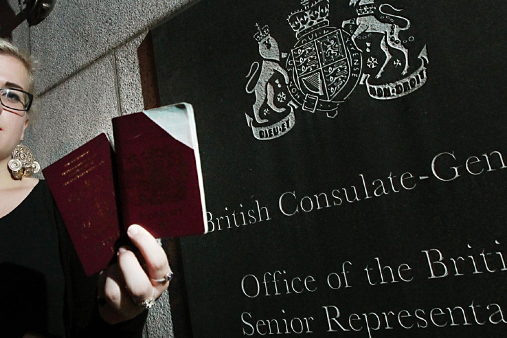 Katherine Horgan was told she had to wait up to six weeks for a new passport. With her student visa expiring in days, she will be forced to pay HK$1,200 for a temporary passport. Photo: May Tse