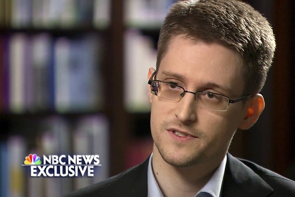 Former US spy agency contractor Edward Snowden was interviewed by US television in Moscow. Photo: Reuters