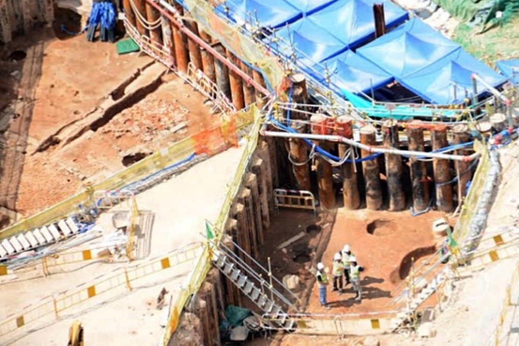 Pits at the Sacred Hill site are now empty. Photo: SCMP