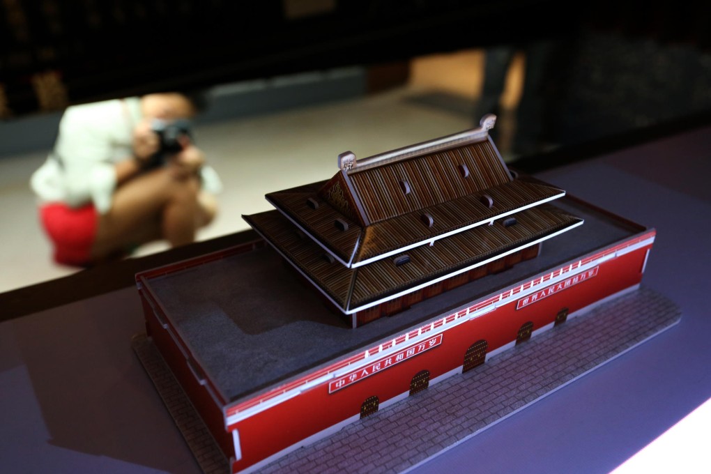 A model of Tiananmen Square at the museum. Photo: Nora Tam