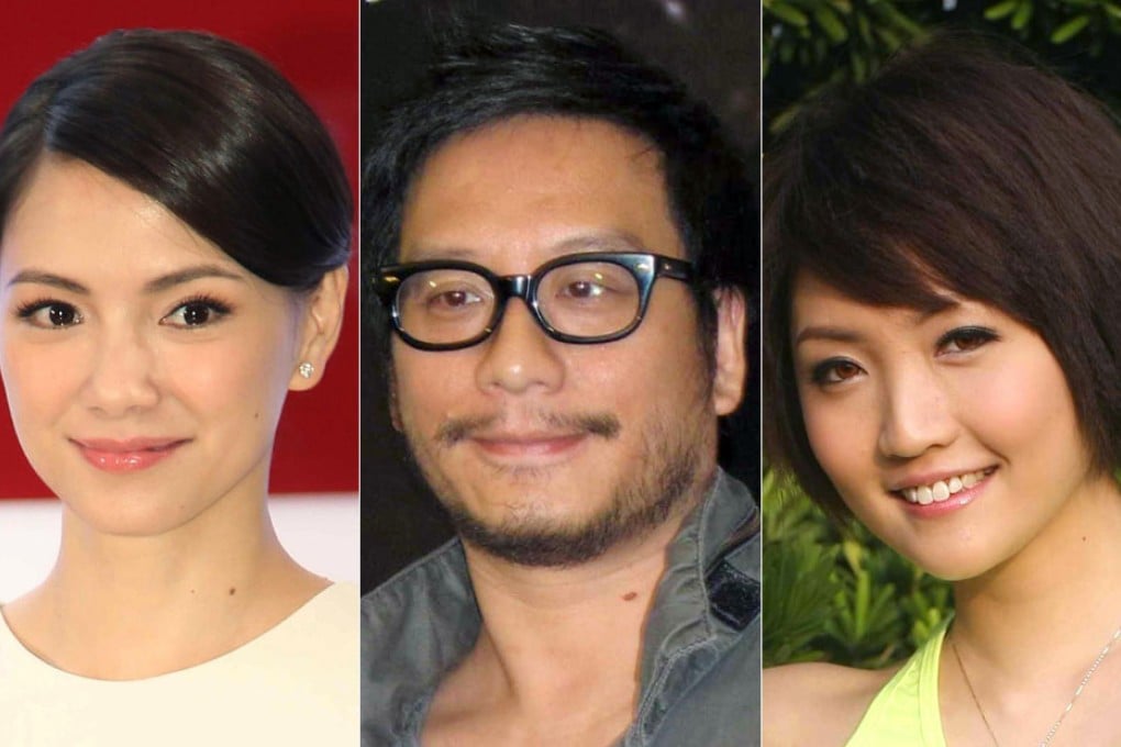 Love triangle: Angelica Lee (far left), Oxide Pang and Liddy Li.