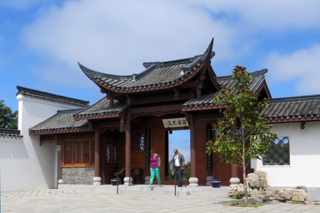 The Seattle Chinese Garden is decorated with rocks from Lake Tai
and peony trees and shrubs from Luoyang. Photo: Seattle Chinese Garden