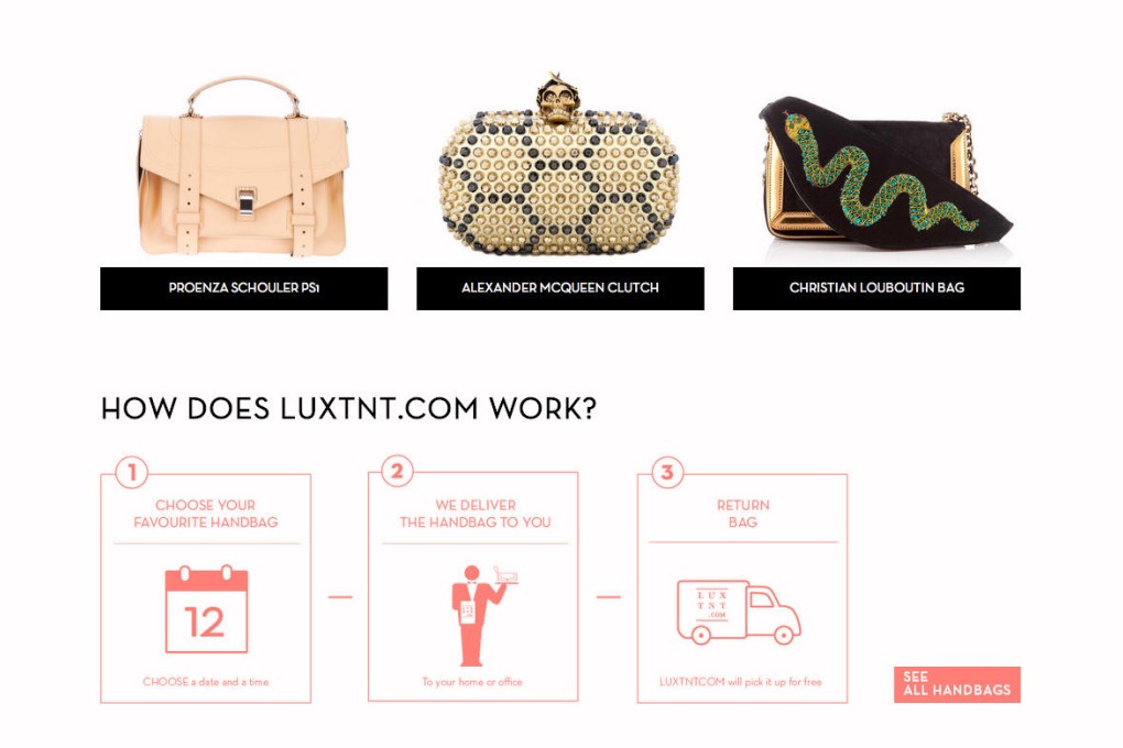 LuxTNT.com lets users rent luxury items by the day.