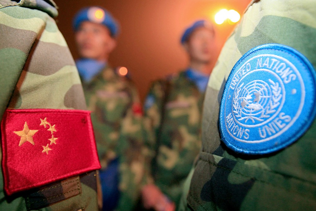 A Chinese UN peacekeeping unit. Photo: AFP