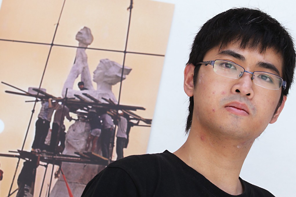 Federation of Students' secretary general Alex Chow Yong-kang warned that at least 1,000 people could "occupy" public buildings or roads in the city centre if officials refuse to give a positive response to Occupy Central's unofficial "referendum" on June 20-22. Photo: Dickson Lee