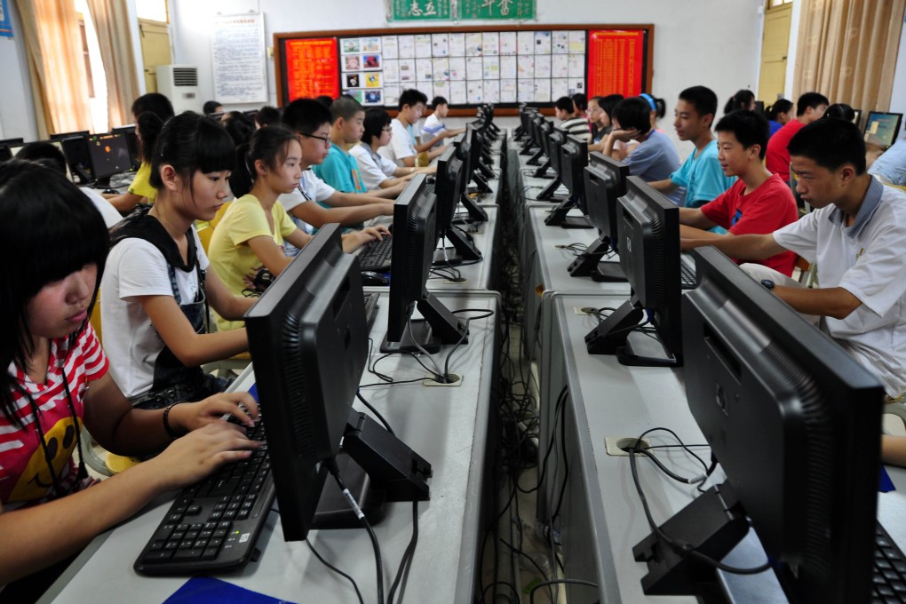 It's impossible to know just how safe young people's internet activities are at any time. Photo: Xinhua