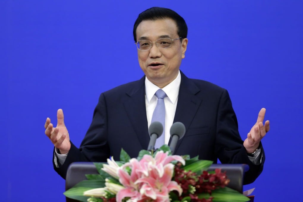 Premier Li Keqiang, known for his scholarly manners, has started to show his frustration openly. Photo: AP