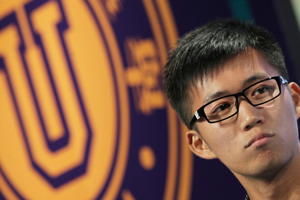 Good example: City University's Li Wang is one of six people to receive an outstanding student award from RTHK. Photo: Dickson Lee