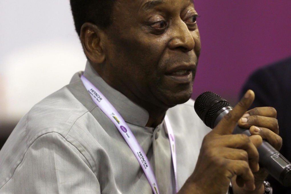 Pele says a Brazil-Uruguay final at this edition of the World Cup would be ideal. Photo: Reuters