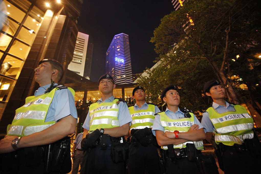 Hong Kong police alone can handle any incident that could potentially damage the city's law and order, said Secretary for Justice Rimsky Yuen Kwok-keung. Photo: AP