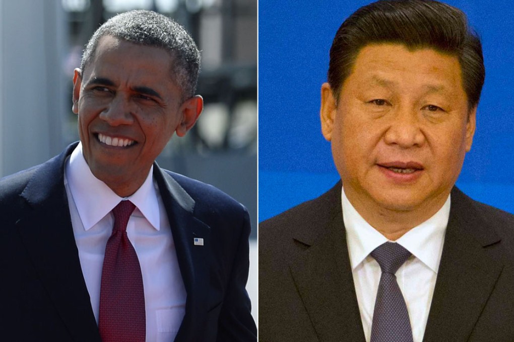 Barack Obama (left) and Xi Jinping