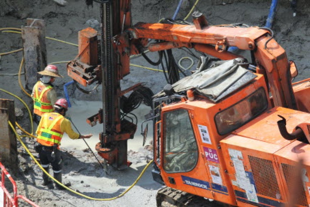 With many infrastructure projects being built, Hong Kong faces a shortage of skilled construction workers. Photo: Dickson Lee