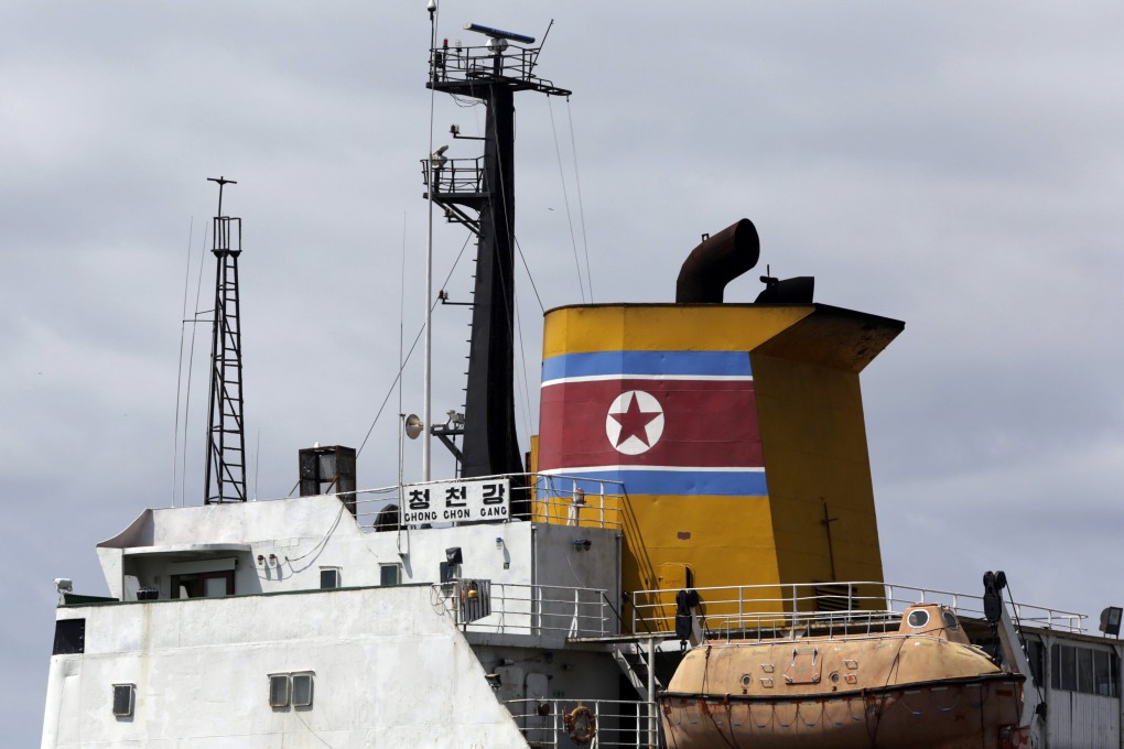 North Korean container ship Chong Chon Gang is seen at the Manzanillo International container terminal dock in Panama in this August 14, 2013 file photo. Photo: Reuters