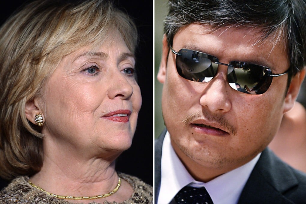 Hillary Clinton defended her role in the release of Chinese dissident Chen Guangcheng. Photos: MCT