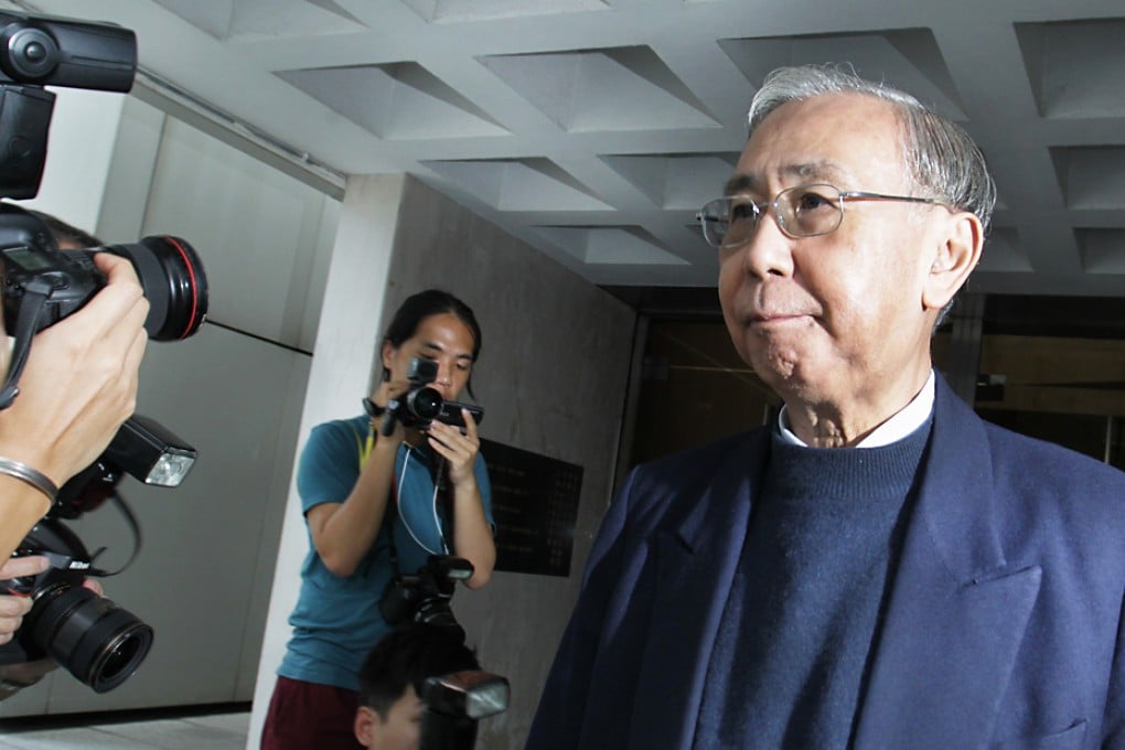 Rafael Hui arrives at court. Photo: Dickson Lee