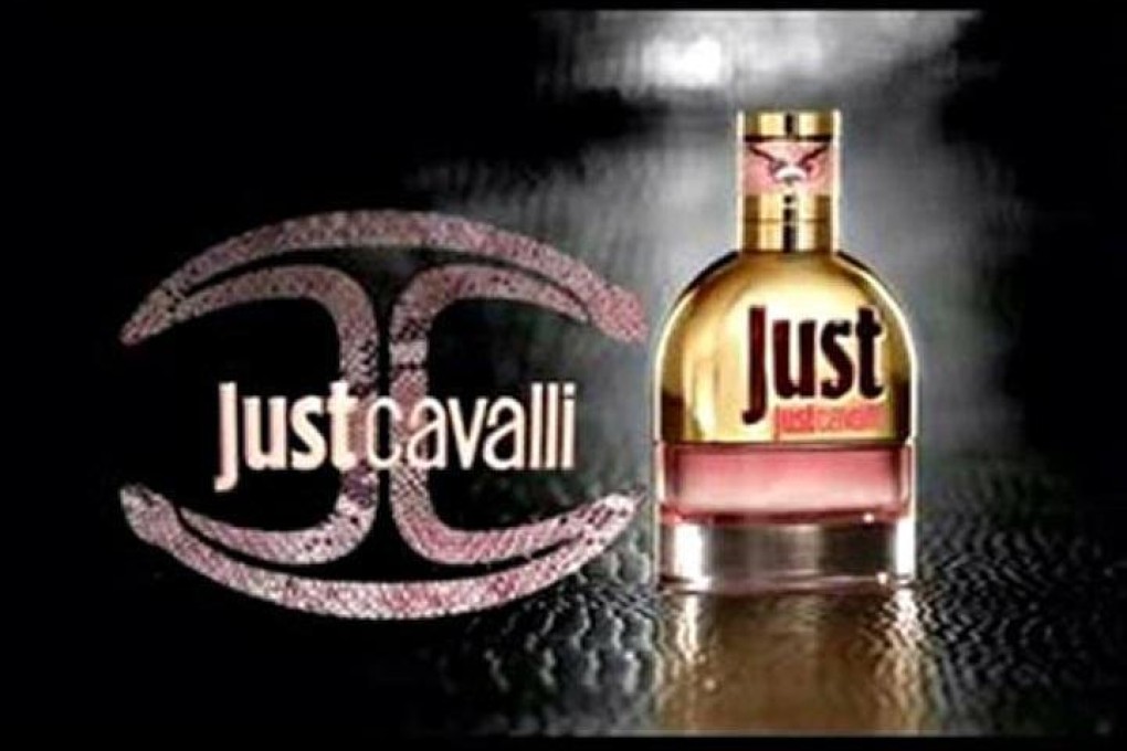 Just Cavalli perfume and its symbol. Photo: SCMP