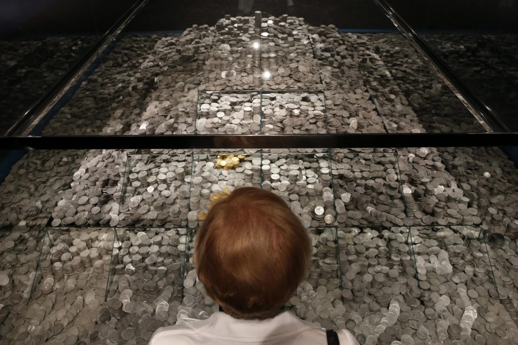 Some of the coins recovered from the Mercedes. Photo: EPA