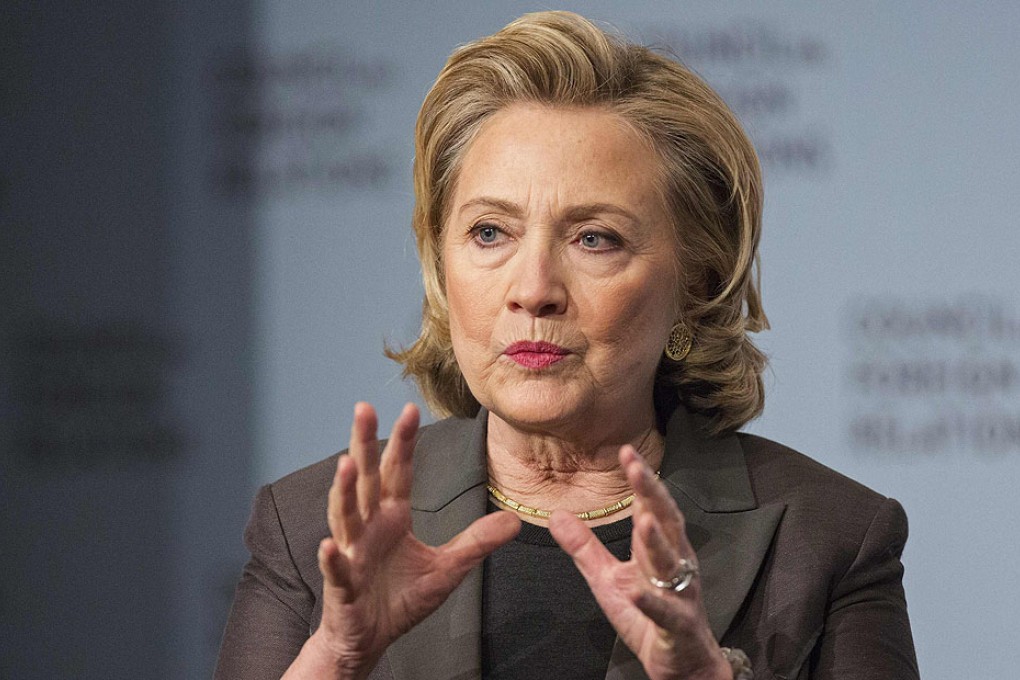 Former US secretary of state Hillary Clinton backs Scotland to remain part of the UK in September 18 vote. Photo: Reuters