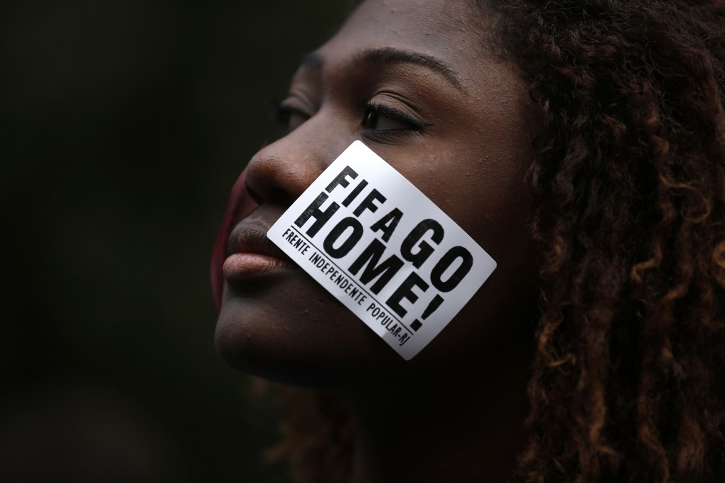 Street protests have erupted all over Brazil against the tournament's lavish spending and numerous scandals. Photo: Reuters