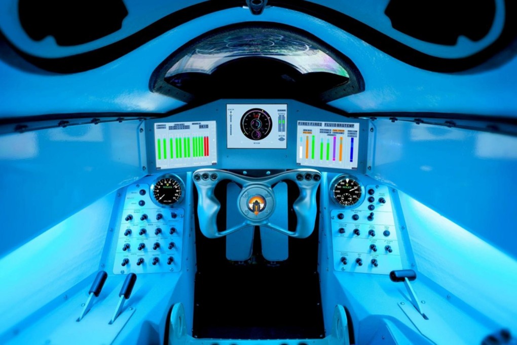 The cockpit of the Bloodhound SSC is a mix of cutting-edge technology and the surprisingly ordinary. Photo: SCMP