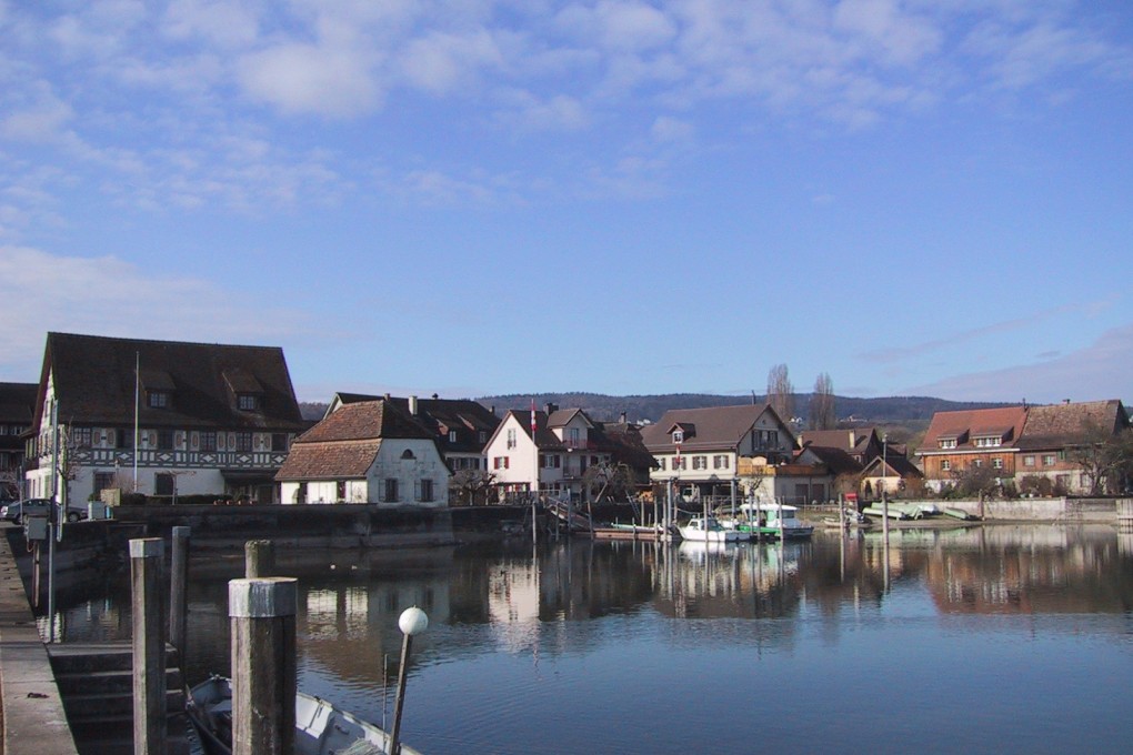 Ermatingen village in northern Switzerland