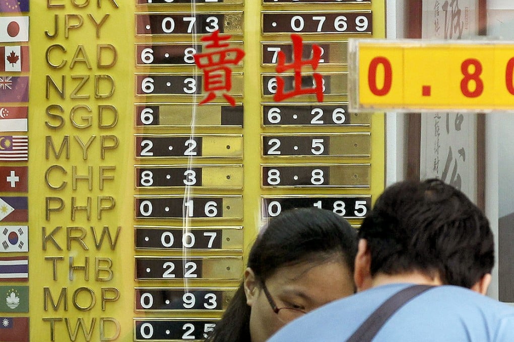 A foreign exchange in Wan Chai. The bulk of the Consumer Council complaints stemmed from Yau Tsim Mong District. Photo: Edward Wong