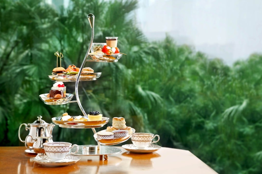 Afternoon tea at Tiffin provides a varied selection of savoury and sweet treats.