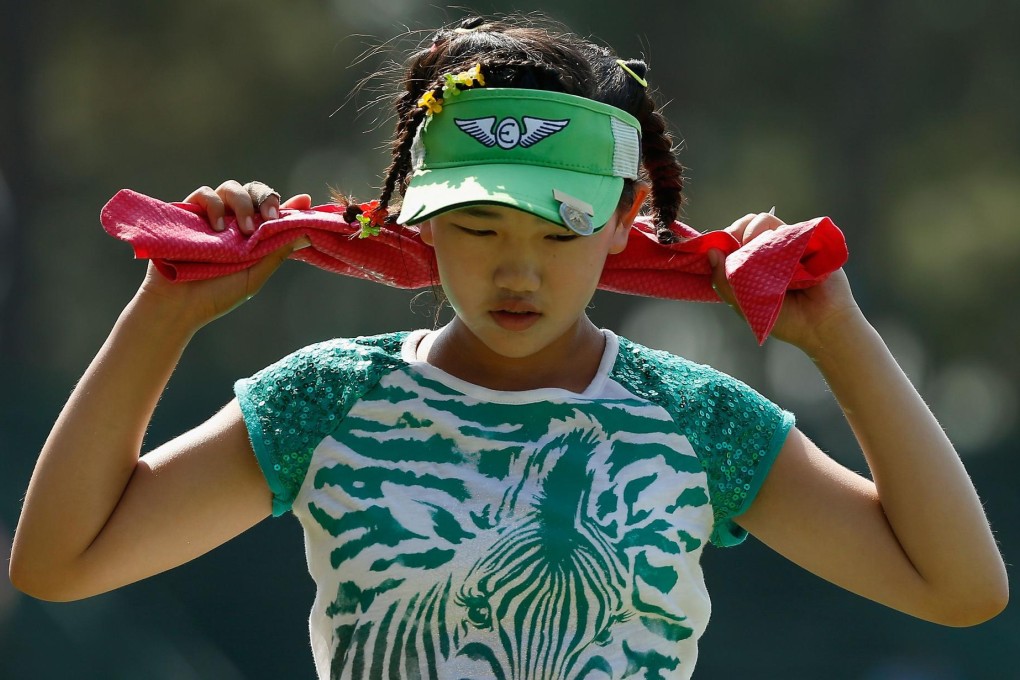 At the age of 11, Lucy Li is preparing to take on the big guns. Photo: AFP