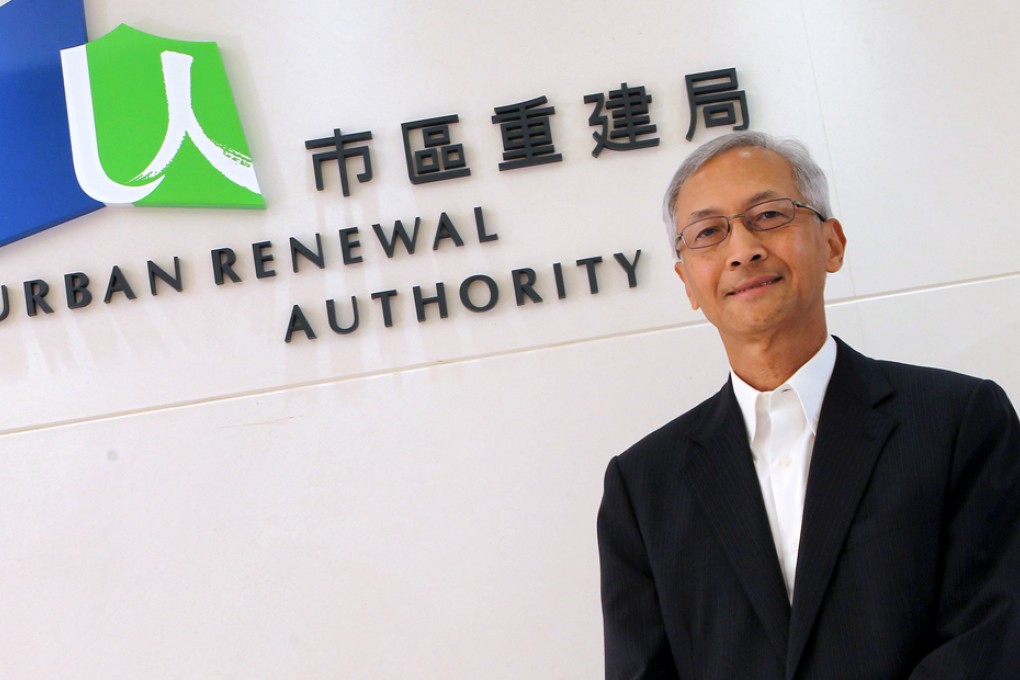 Chairman Victor So Hing-woh said a steering committee had been created to come up with proposals that would allow the URA to conduct redevelopments in a "more efficient" way. Photo: Edward Wong