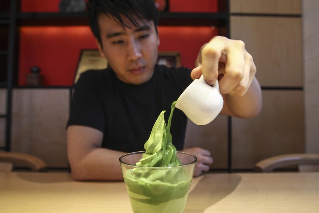 Via Tokyo's Kosei Kamatani makes a matcha affogato.Photos: Jonathan Wong