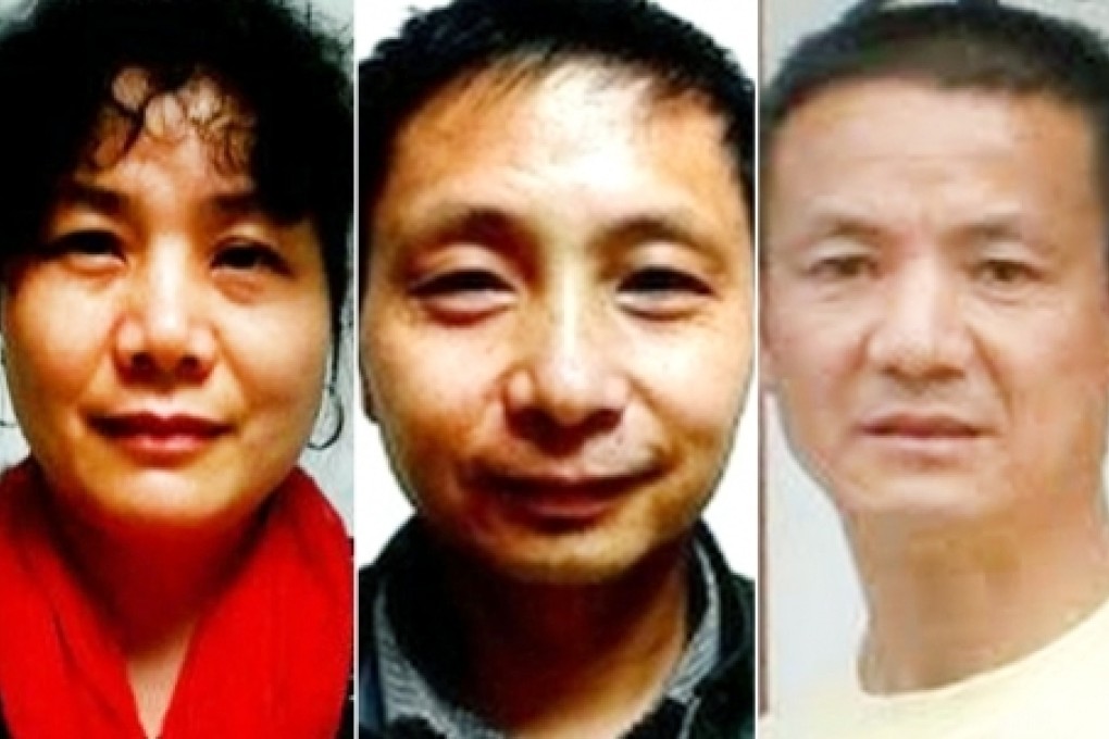 Liu Ping, Wei Zhongping and Li Sihua. Photos: SCMP Pictures