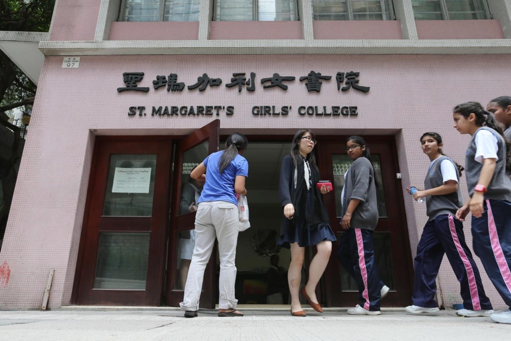 Parents are trying to get the Education Bureau to find a permanent home for St Margaret's Girls' College. Photo: K. Y. Cheng