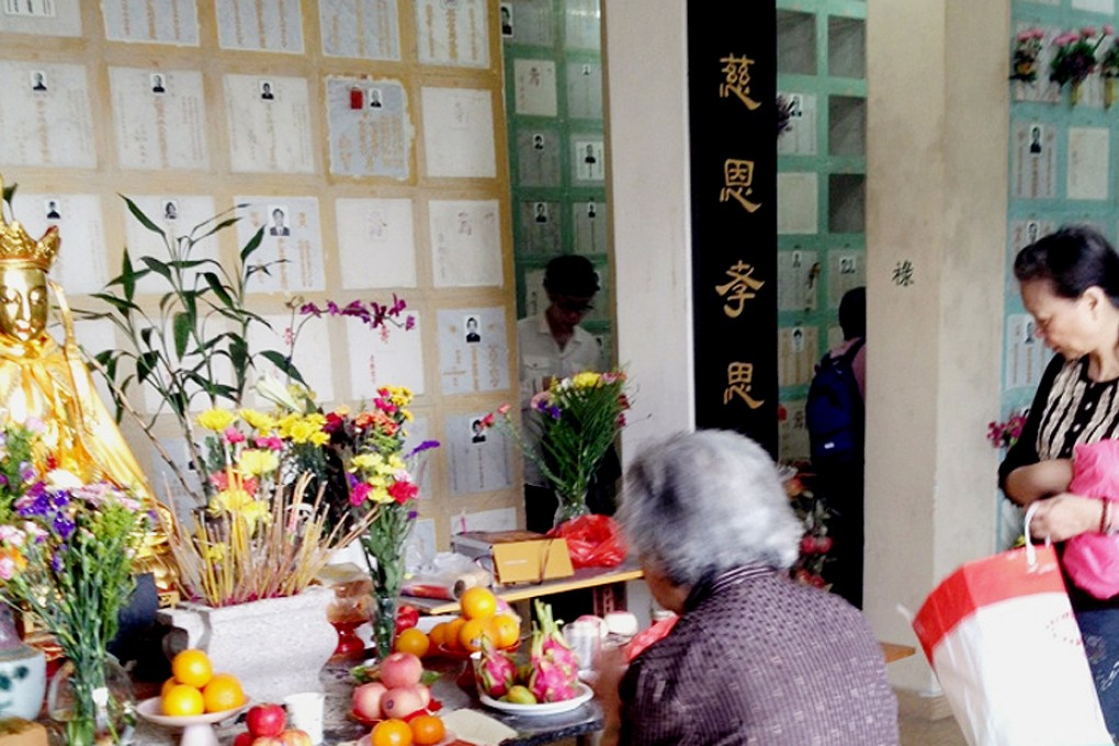 If the bill is passed by Legco, all private columbaria will require a licence. Photo: Johnny Tam