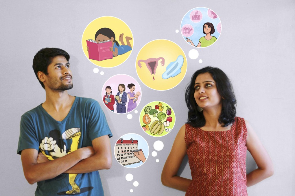Menstrupedia founders Aditi Gupta and her husband Tuhin Paul.