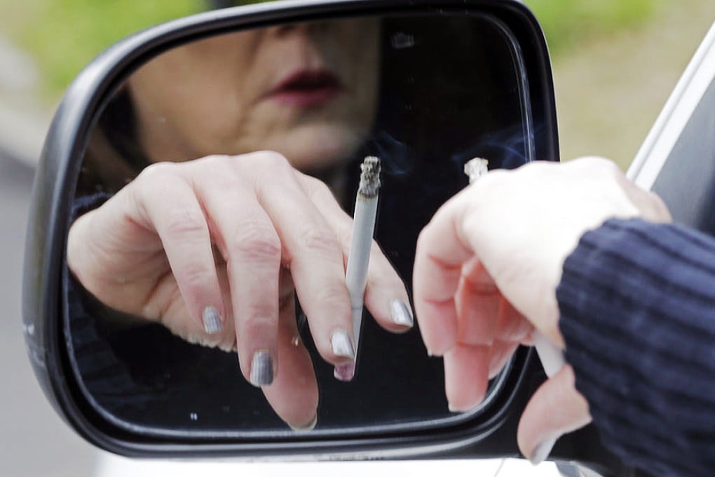 Stress, sadness, boredom and peer pressure were some of the psychological reasons for smoking cited by women in the survey carried out by Dr William Li Ho-cheung, of the University of Hong Kong's School of Nursing. Photo: AP