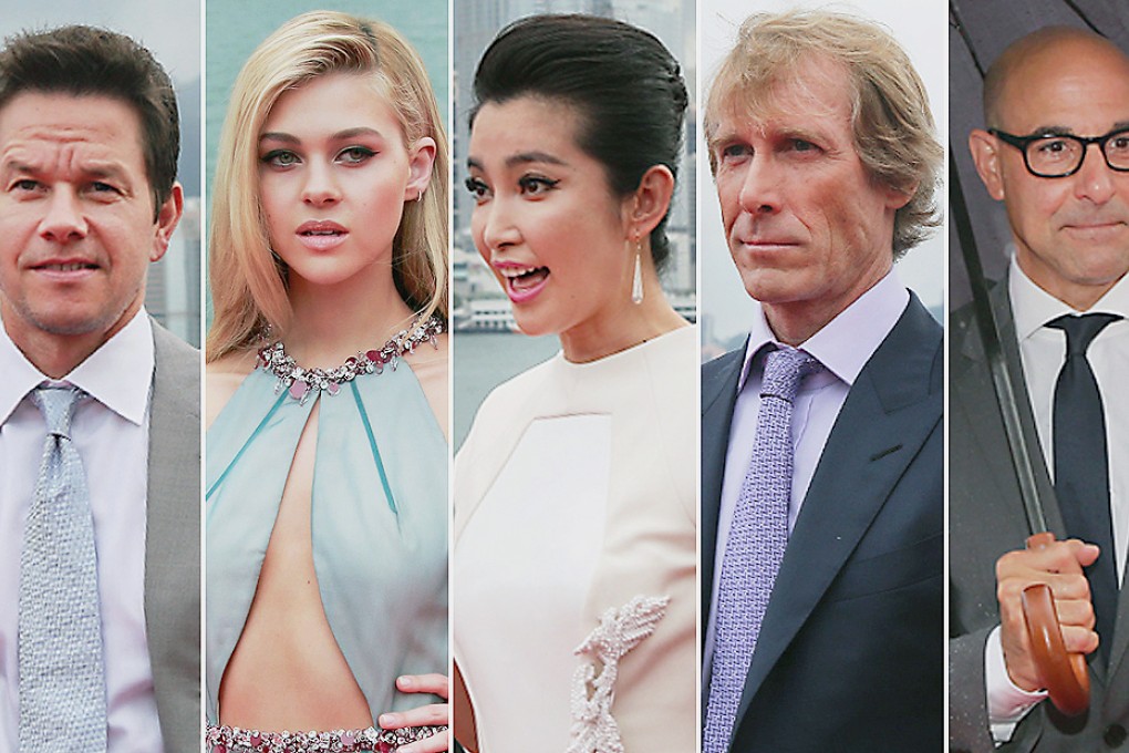 The cast and director on the red carpet
