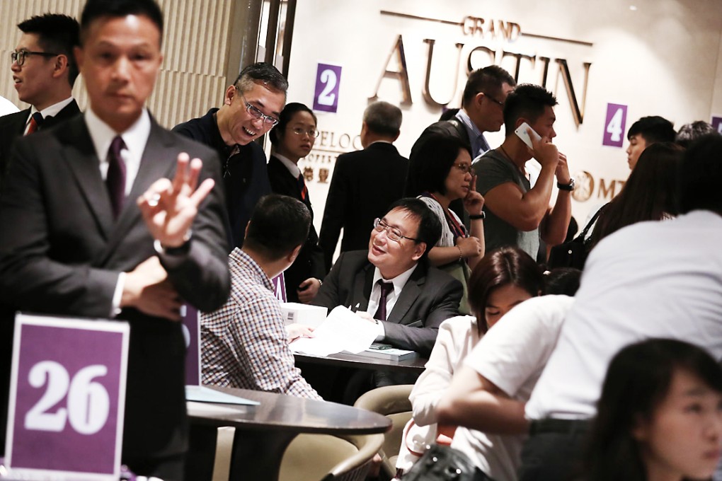 Business was brisk at the Grand Austin in TST. Photo: Jonathan Wong